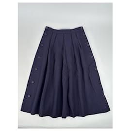 Dior-DIOR Skirts T.international L Wool-Navy blue