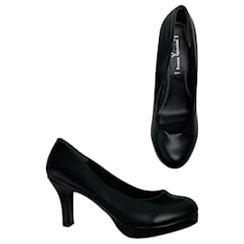 Valentino Garavani Vintage Valentino Lederpumps schwarz Schwarz