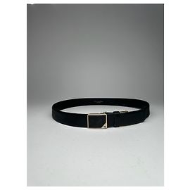 Vintage Dior Ledergürtel schwarz Schwarz