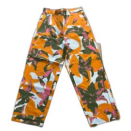 Pantalons Dries van Noten Multicolore Orange