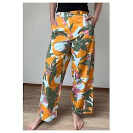 Dries Van Noten-Dries van Noten trousers-Multiple colors,Orange