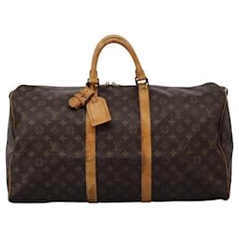Louis Vuitton-Louis Vuitton Keepall 55-Brown
