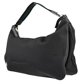 Gucci-Gucci Horsebit Shoulder Bag-Black