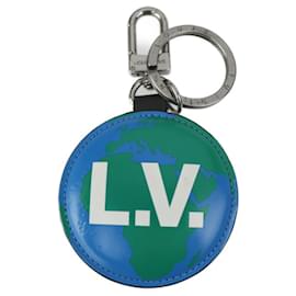 Louis Vuitton-Louis Vuitton Monogram Keyring-Brown,White,Blue,Green,Monogram