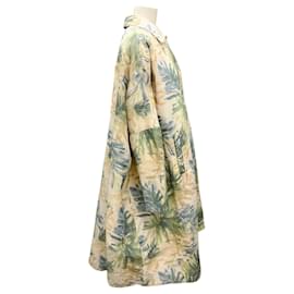 Autre Marque-Casey Casey Ivory Multi Ikat Atomless Coat-Cream