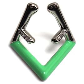 Fendi-Fendi Brass Crystal First Ear Cuff Earrings-Other