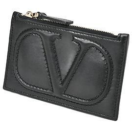Tarjetero con monedero Valentino V Sling Negro