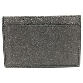 Balenciaga-Porte-cartes en cuir gris Balenciaga-Marron