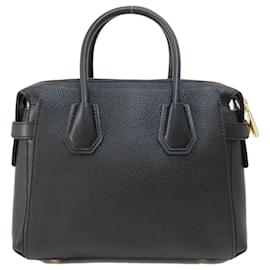 Michael Kors-Michael Kors Black Leather Handbag-Black