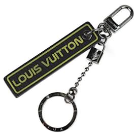 Louis Vuitton-Louis Vuitton Portocre Tab Keychain-Black,Yellow