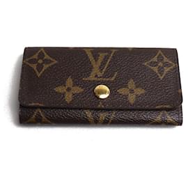 Louis Vuitton-Louis Vuitton Monogram Multicle 4 Key Case-Brown