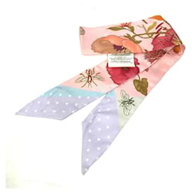 Gucci-Gucci Pink Floral Bandeau Scarf-Pink