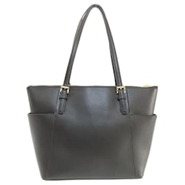 Michael Kors-Michael Kors Leather Tote Bag for Women-Black