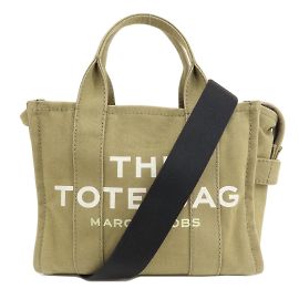 Borsa a mano The Tote Bag di Marc Jacobs Marrone Cachi