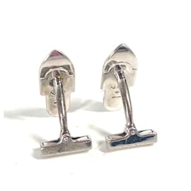 Louis Vuitton-Louis Vuitton M64496 Silver Accessories Cuffs-Silvery