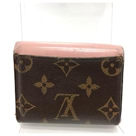 Louis Vuitton-Louis Vuitton Brown Tri-Fold Wallet-Brown