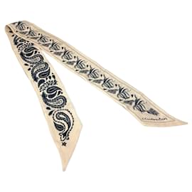 Christian Dior-Christian Dior Beige Bandeau Scarf-Beige