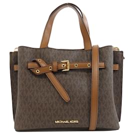 Michael Kors-Michael Kors Emilia Handbag-Brown