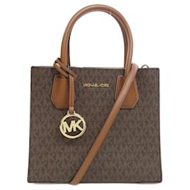Michael Kors-Michael Kors MK Signature Handbag-Brown