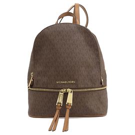 Michael Kors Brown PVC Backpack Brown