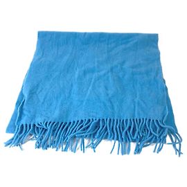 Blauer Wollschal von Moncler Blau