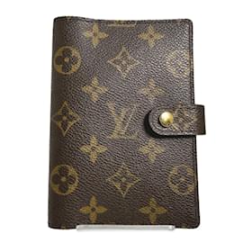 Louis Vuitton-Louis Vuitton Monogram Agenda PM Notebook Cover-Brown