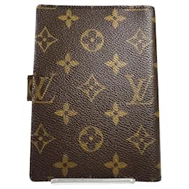 Louis Vuitton-Louis Vuitton Monogram Agenda PM Notebook Cover-Brown