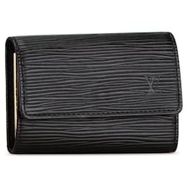 Louis Vuitton-Louis Vuitton Epi Multicle 6 Key Case-Black