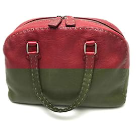 Fendi-Fendi Selleria Red Shoulder Bag-Red