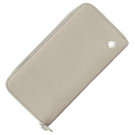 Bulgari-Bvlgari Round Long Wallet-Grey,Dark green