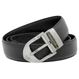 Louis Vuitton-Louis Vuitton Epi Santur Classic Belt-Black