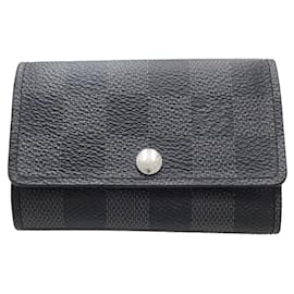 Louis Vuitton-Louis Vuitton Damier Graphite Keycase-Damier ebene