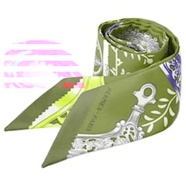 Hermès-Foulard en soie Twilly Hermes-Autre