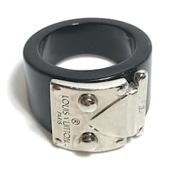 Louis Vuitton-Louis Vuitton Black Band Ring-Black