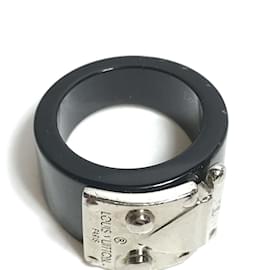 Louis Vuitton-Louis Vuitton Black Band Ring-Black