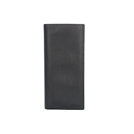 Prada-Prada Black Leather Long Wallet-Black
