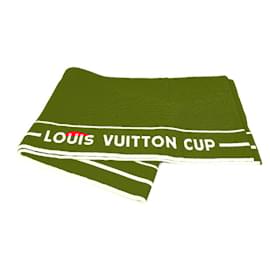 Louis Vuitton-Louis Vuitton Orange Cotton Stole-Orange