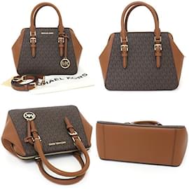 Michael Kors-Michael Kors Brown PVC Handbag-Brown