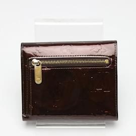 Louis Vuitton-Louis Vuitton Portefeuille Koala Vernis Wallet-Dark red