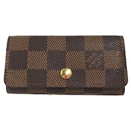 Louis Vuitton-Louis Vuitton Damier Canvas Keycase-Brown