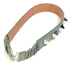 Fendi-Fendi Khaki Leather Waist Belt-Other
