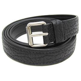Prada CINTURE 2CS106 Men's Leather Standard Belt Black