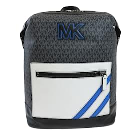 Michael Kors-Michael Kors MK Signature Black Backpack-Black