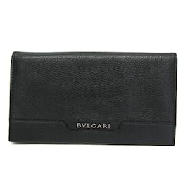 Bulgari-Bvlgari URBAN 33402 Men's Leather Long Wallet-Black