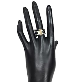 Fendi-Fendi Ring Belt Motif Plastic Ring-Black,White,Golden