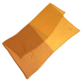 Hermès-Écharpe Hermes Naoshima-Orange,Jaune