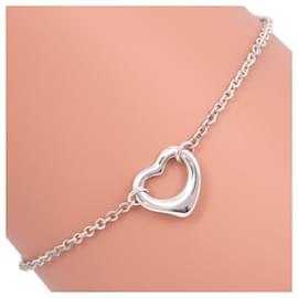 Tiffany & Co-Pulseira de Charme em Forma de Coração Tiffany & Co.-Prata