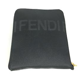 Fendi-Fendi Vintage Folding Shoulder Bag-Black