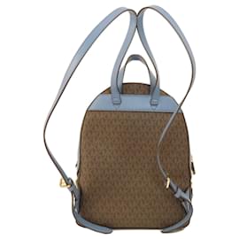 Michael Kors-Michael Kors MK Signature Backpack-Brown,Blue