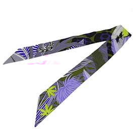 Hermès-Foulard Hermes Twilly en plusieurs couleurs-Multicolore